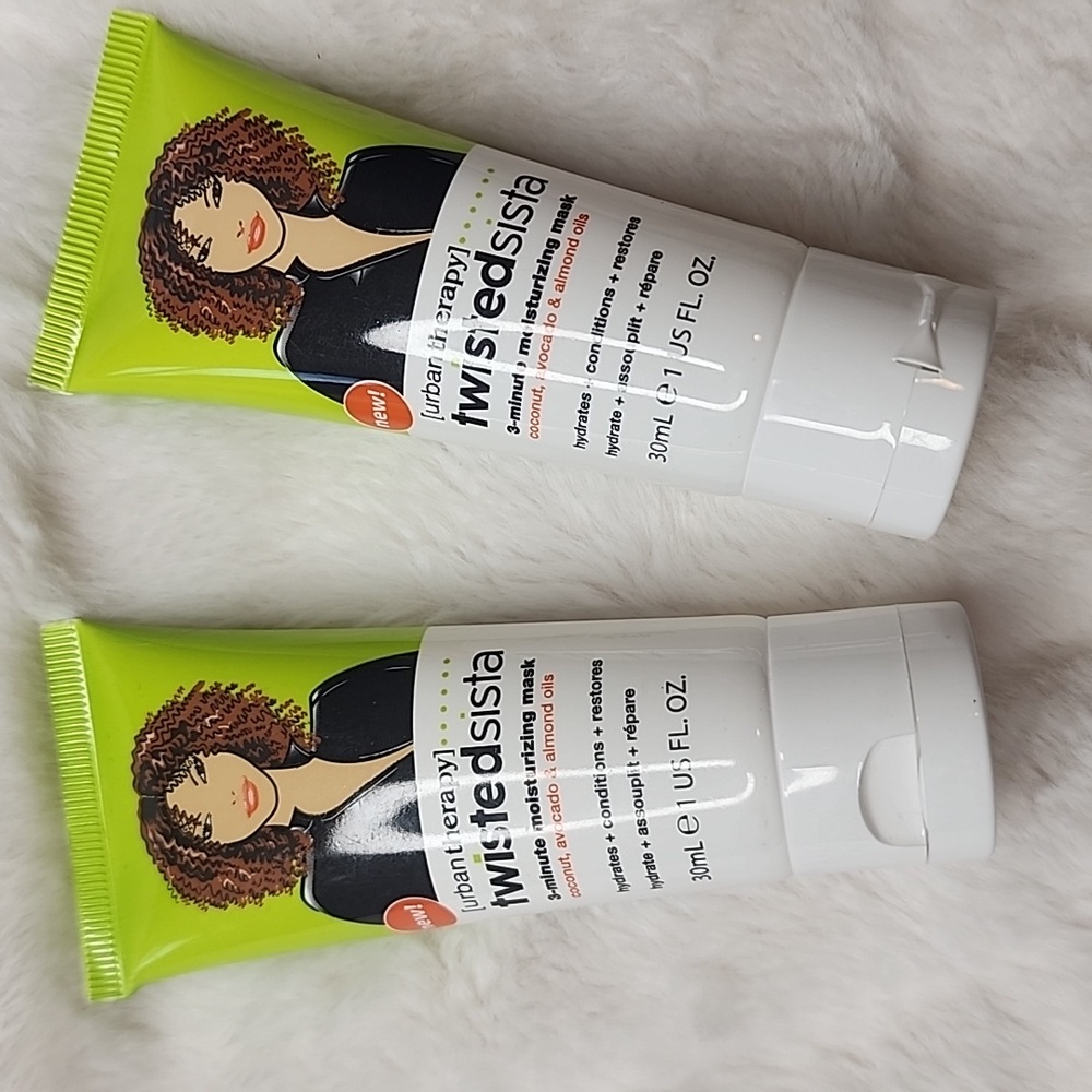 TWISTED SISTA 3 minute Moisturizing Mask----- 2 Tubes